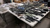 Dozens of assault-style rifles, pounds of weed seized from Edgewood man arrested in Nevada