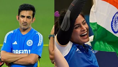 India Head Coach Gautam Gambhir Reacts After Manu Bhaker Creates History At Paris Olympics