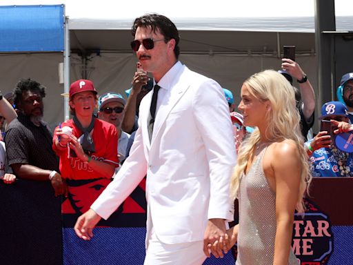 Paul Skenes, Livvy Dunne arrive at 2024 MLB All-Star Game red carpet in style