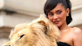 Kylie Jenner Wore a Lion Head on Her Black Bodycon Gown at Schiaparelli's Paris Fashion Week Show