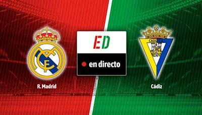 Real Madrid - Cádiz: resultado, resumen y goles del partido de LaLiga EA Sports en vivo online