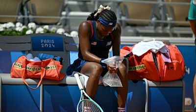 Tennis: la porte-drapeau américaine Coco Gauff craque en 8es des JO