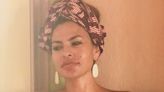 Eva Mendes stuns in strapless summer dress as she embraces the heat