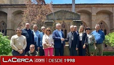 Vega visita con el obispo y la alcaldesa de Sigüenza las obras realizadas en la catedral con apoyo de la Diputación