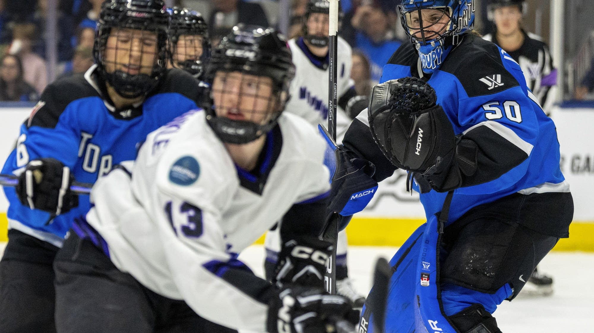 Turnbull scores twice as Toronto cruises past Minnesota 4-0 in first-ever PWHL playoff game