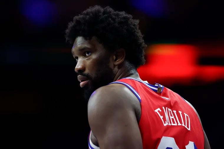 Sixers’ Joel Embiid missed shootaround, listed as questionable for Game 5 with a migraine