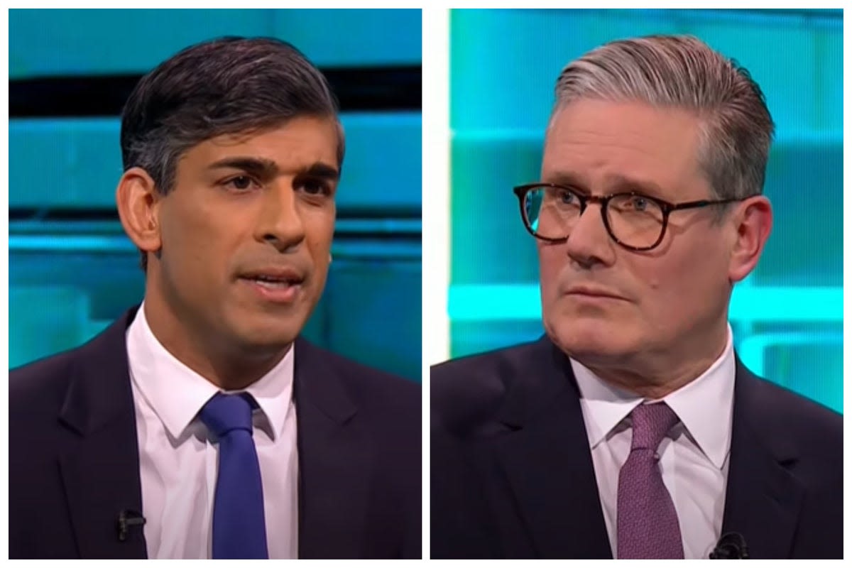 General Election LIVE: Rishi Sunak and Keir Starmer clash on tax, immigration and NHS in ITV leaders debate