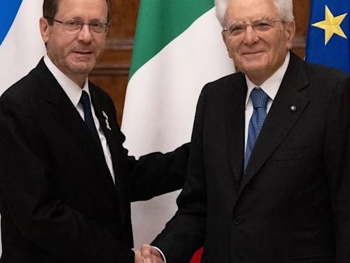 Mattarella y Herzog hablan en Roma de la tregua con Hamás y la solución de dos Estados