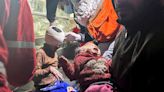 Baby saved from Gaza rubble after mother killed in Israeli strike