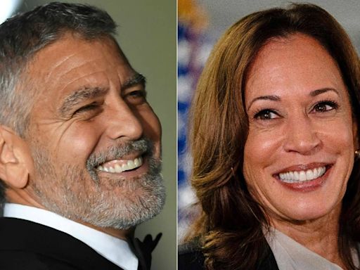 George Clooney respalda a Kamala Harris como candidata y elogia a Biden