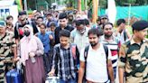 Students evacuated from Bangladesh, Indians return via check posts in Meghalaya, Tripura