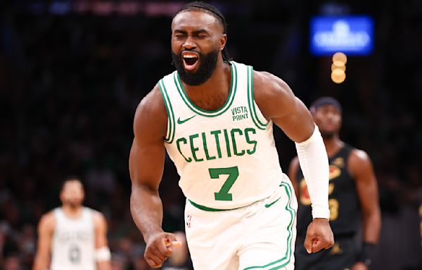 NBA playoffs: Celtics cruise to Game 1 win over Cavaliers behind big night from Jaylen Brown, Derrick White