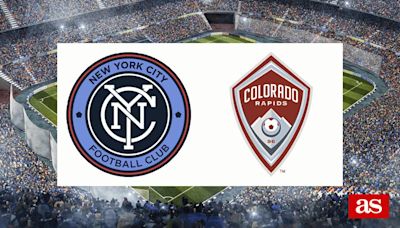 New York City vs Colorado Rapids: estadísticas previas y datos en directo | MLS - Liga USA 2024