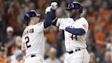 Alvarez makes big throw, hits 25th homer, Astros top Royals