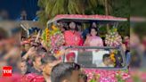 Jamnagar rolls out the red carpet for the grand arrival of newlyweds Anant and Radhika - Times of India