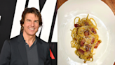 Tom Cruise Calls Himself 'The King of Carbonara' and I Actually Think That's Accurate