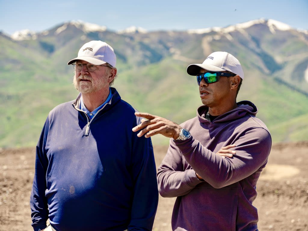 Marcella at Deer Valley welcomes Tiger Woods for championship golf course walkthrough