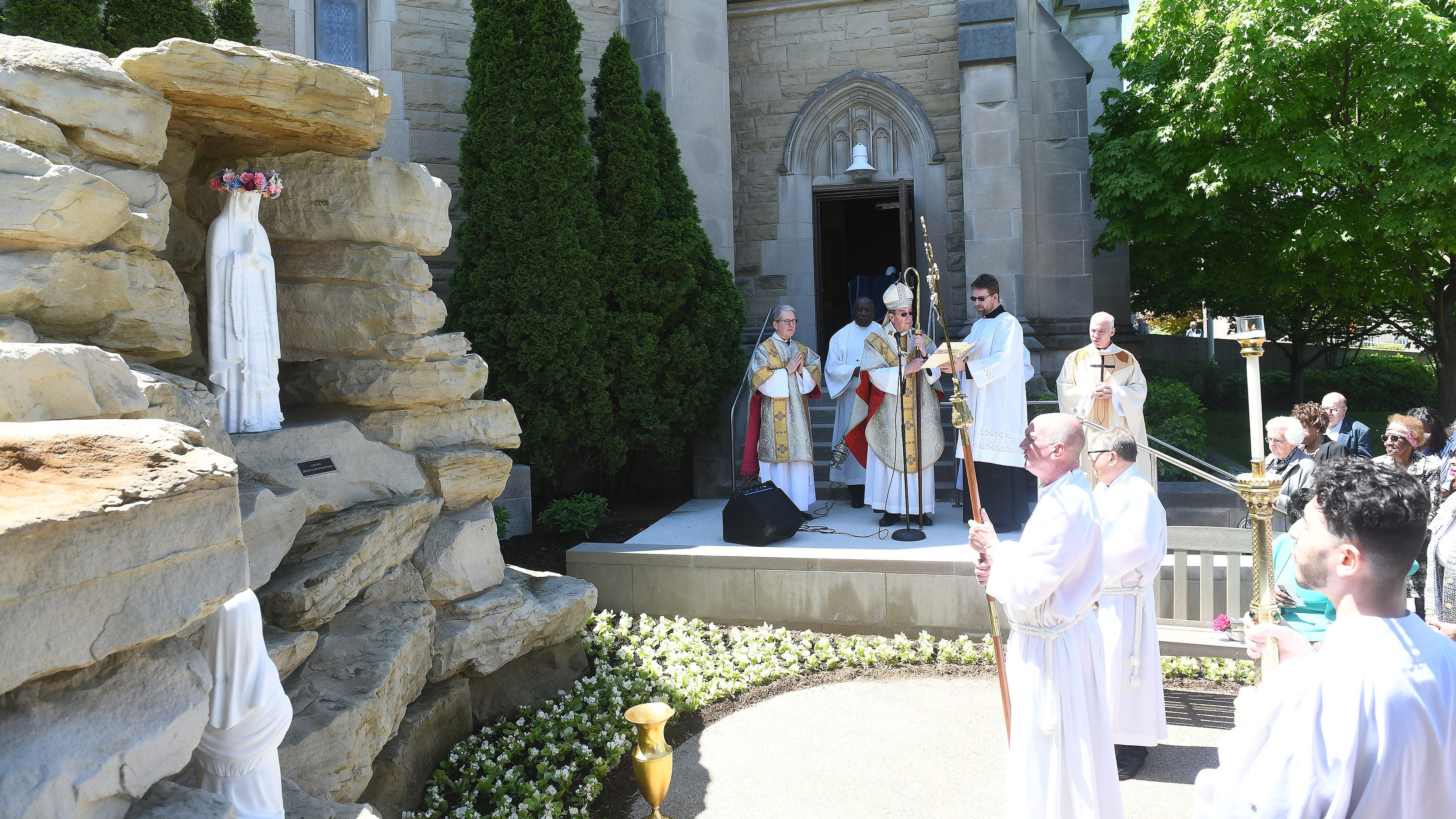 Detroit Archdiocese opens long-anticipated grotto with Virgin Mary statue on Mother's Day