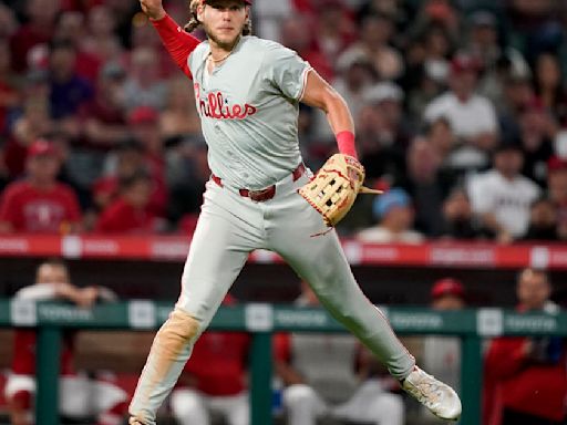 Alec Bohm extends hit streak and Phils get early lead, but wild pitch causes fall to Angels 6-5