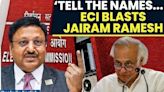 ECI Breaks Silence On Poll Meddling Claim: Rajiv Kumar Rips into Congress' Jairam Ramesh