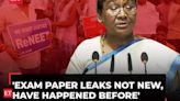 NEET Exam paper leaks: President Murmu calls for 'strictest punishment' | Parliament joint session