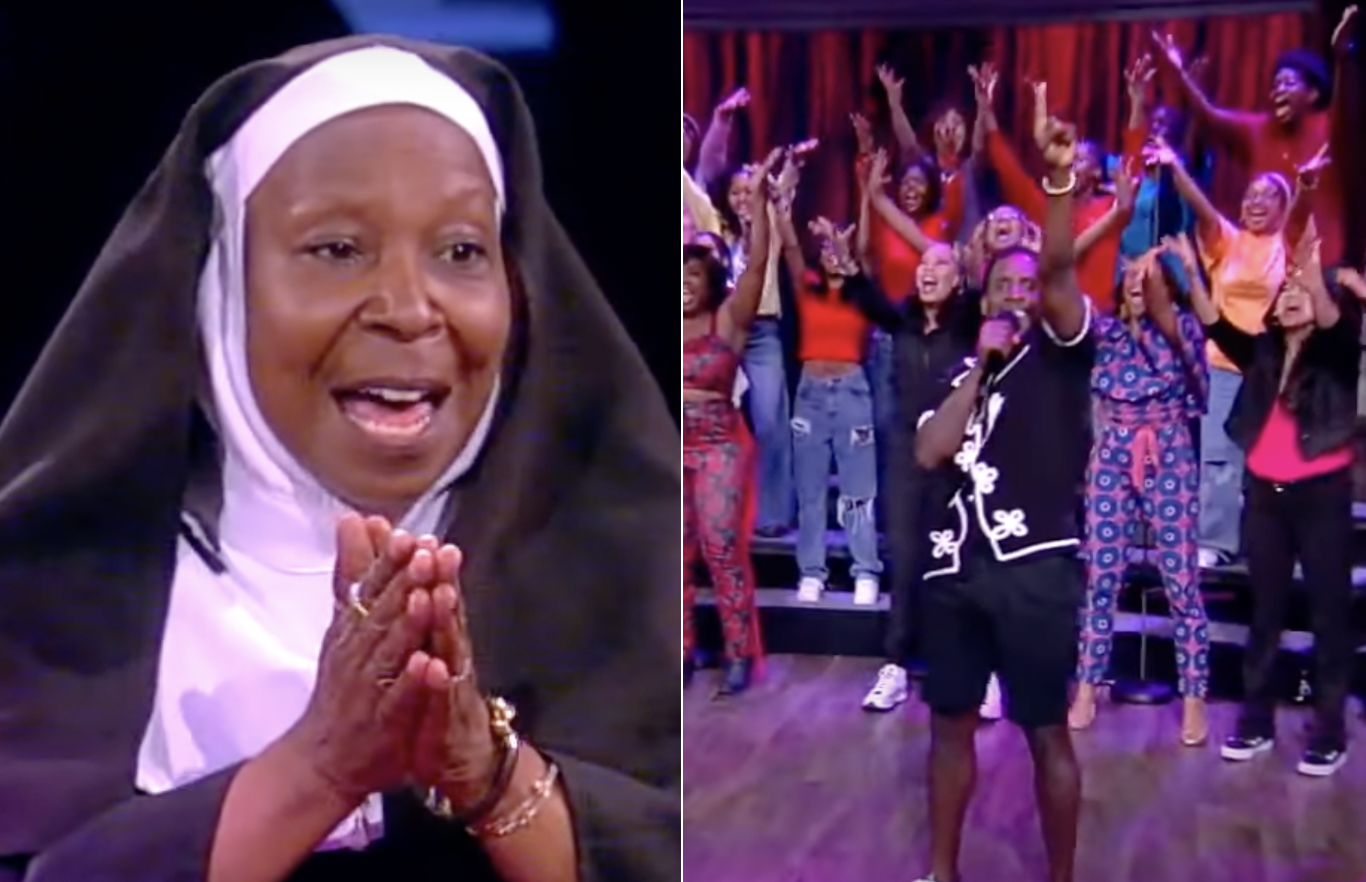 Whoopi Goldberg Reunites ‘Sister Act 2’ Kid Actors After 30 Years to Recreate ‘Oh Happy Day’ and ‘Joyful, Joyful...