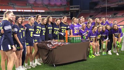 Kirtland wins third Northeast Ohio girls flag football championship in four years at Cleveland Browns Stadium