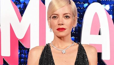 Lily Allen was introduced to Mila Kunis and Ashton Kutcher as Rita Ora