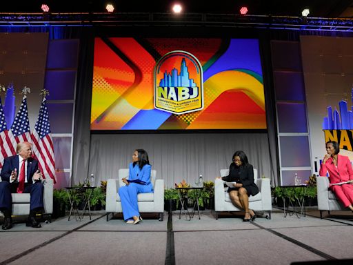 Trump kicked off his NABJ appearance in a combative mood. It only got worse from there.