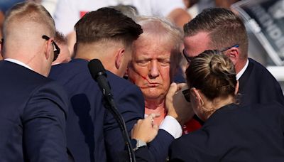 Trump supporters at Pennsylvania rally take cover from gunfire that 'shocked' locals