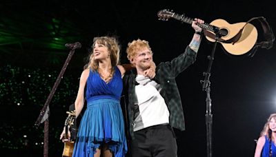 Ed Sheeran joins Taylor Swift at ‘most difficult gig of her life' in London