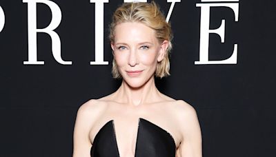 Cate Blanchett Has Rare Mother-Son Date with Ignatius, 16, in Glam Outing at Paris Fashion Week