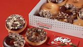 Krispy Kreme's New Limited-Edition Doughnuts With Kit Kat Crumbles Is the Stuff of Dreams