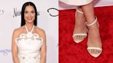 Katy Perry Goes for Summer Elegance in White Tom Ford Stiletto Sandals