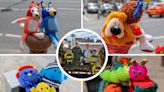 Yarnbombers wow with TV and film display featuring superheroes, Disney and more