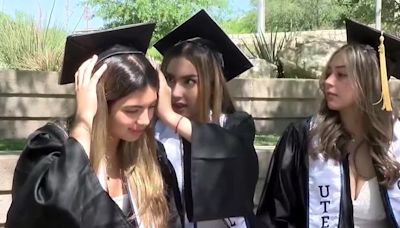 Friends graduate nursing school after earning degrees before their high school diplomas