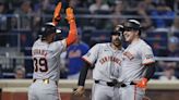 Giants overcome 3rd straight 4-run deficit on the road, hold off reeling Mets 8-7 - WTOP News