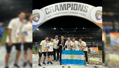 Un santafesino al Mundial de clubes: Nepote con Crespo campeones de Asia