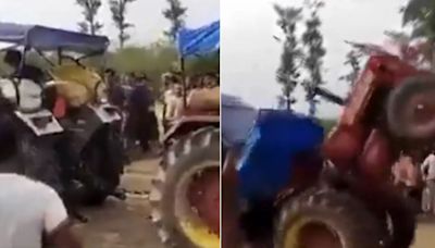 Lucknow Stunt VIDEO: Tractor Bet Of 15k Goes Horribly Wrong As Driver Crushed To Death