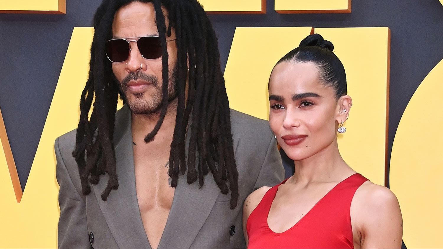 Zoë Kravitz Holds Dad Lenny's Hand in a Sweet Father-Daughter Moment