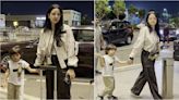 WATCH: Natasa Stankovic heads for vacay with son Agastya amid separation rumors with Hardik Pandya