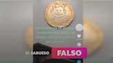 Falso que Banxico emitiera una nueva moneda conmemorativa con la imagen de AMLO