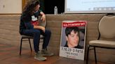 Ilya Tarshansky reflects for a moment during his presentation on Thursday at the Folsom Community Center when asked a question about his 15- year-old son Lior, who was killed during the Oct. 7 Hamas attack in Israel.