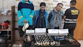 Pisco: policía detiene a banda con drogas, arma de fuego y explosivos