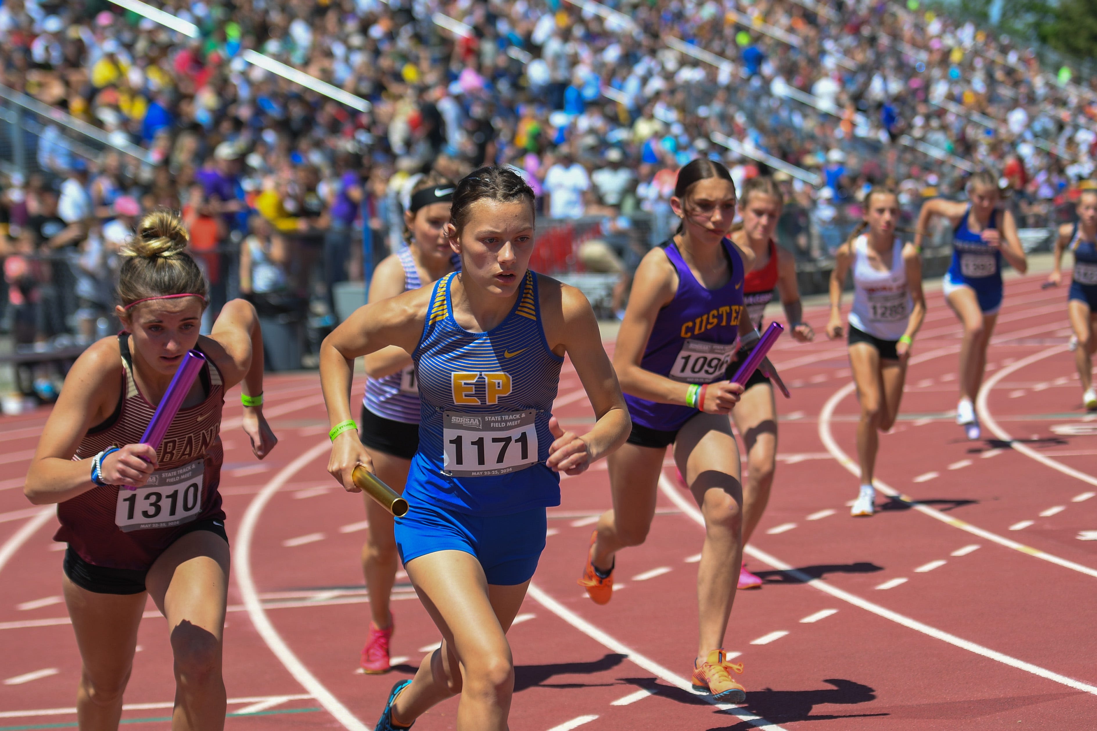 Thursday results from the South Dakota high school state high school track and field meet