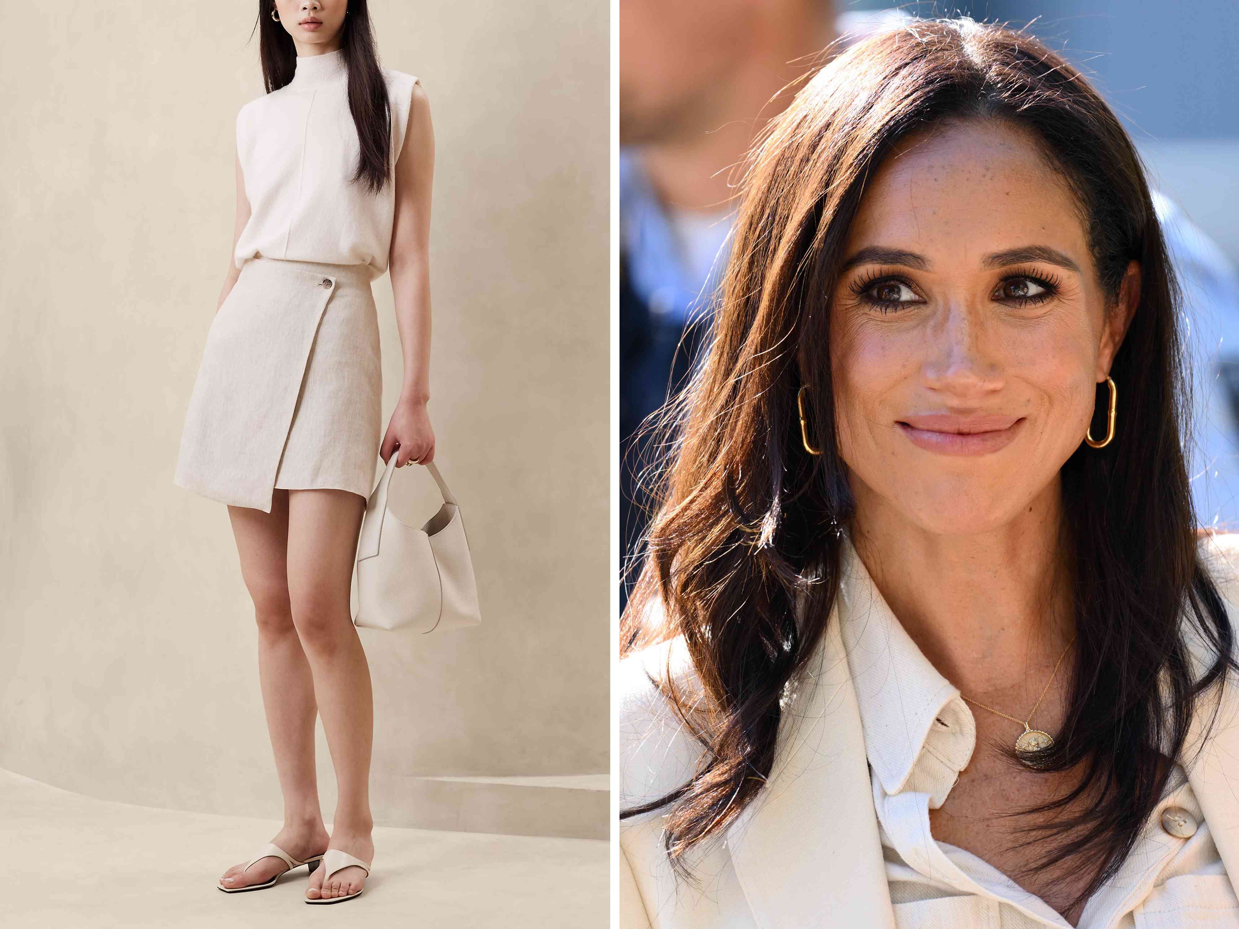 Meghan Markle’s Go-To Mall Brand Just Double-Discounted Elevated Summer Basics