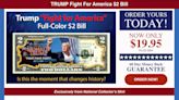 Coin company accused of 9/11 ‘scam’ is selling $2 bills with Trump’s assassination fist pump on for $20