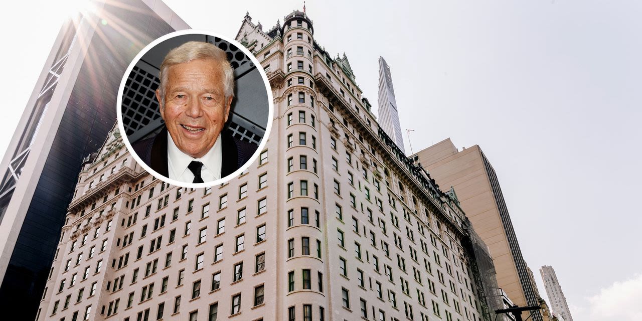 Patriots Owner Robert Kraft Scores $22.5 Million for Plaza Hotel Pad