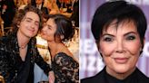 Kris Jenner desea que Timothée Chalamet y Kylie se casen para elevar el estatus de la familia Kardashian