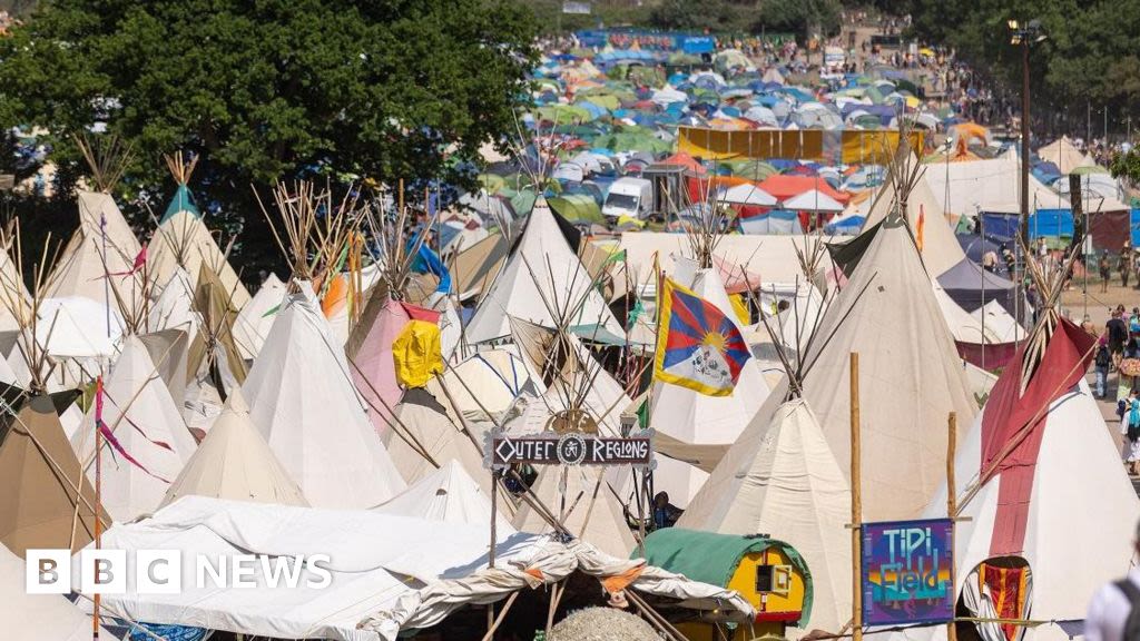 Nine 'top Glastonbury Festival areas' away from the Pyramid stage